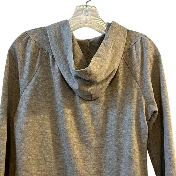 Wet Seal Women's Gray Hooded Button-Up Cardigan Sweater Size M - Picture 10 of 16